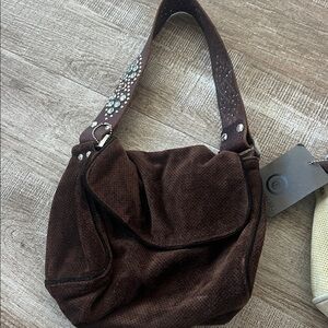 Brown Suede Bag